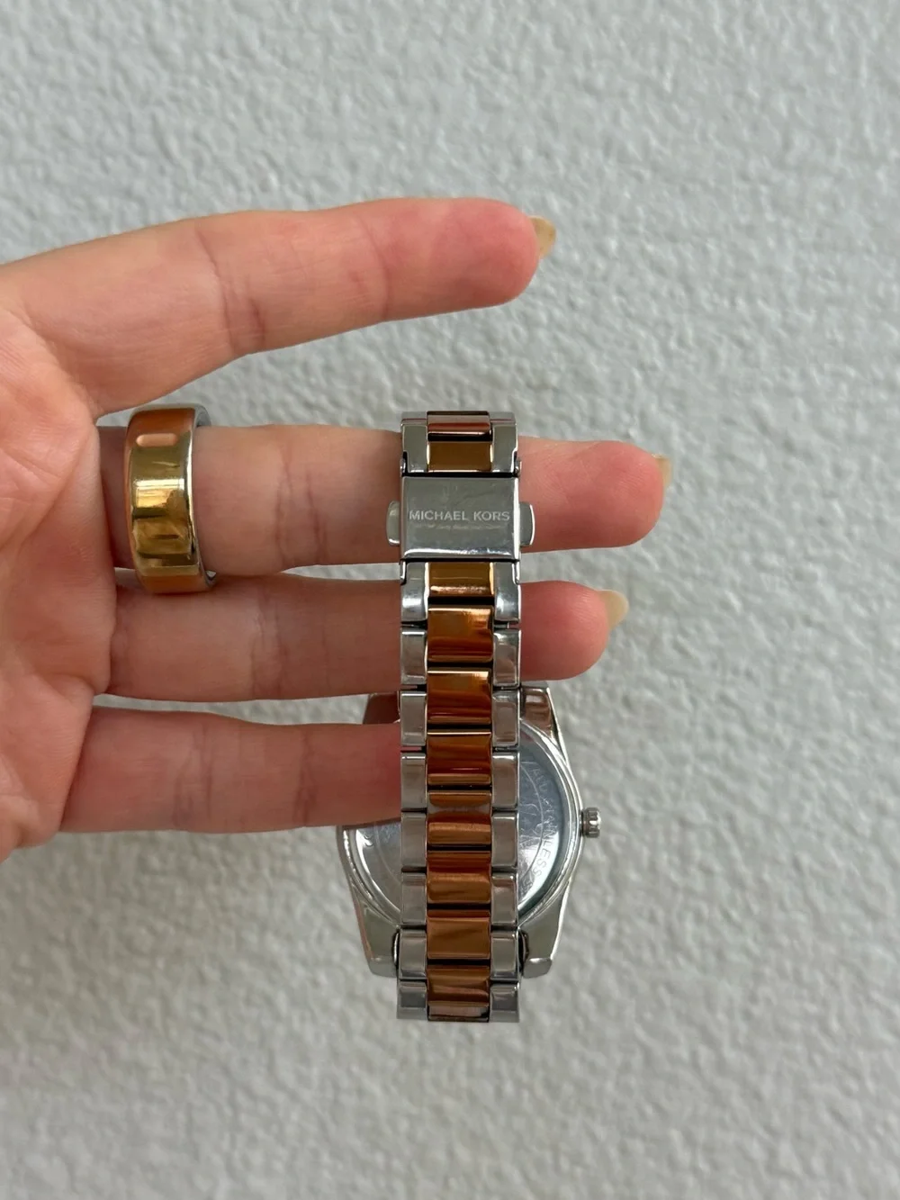 Michael Kors Two-Tone Women's Chronograph Watch - Rose Gold & Silver Tone